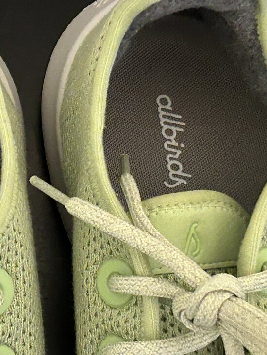 Mens ALLBIRDS Sz 11 Pastel Green Runner Lace Up Shoes / Sneakers main image 6